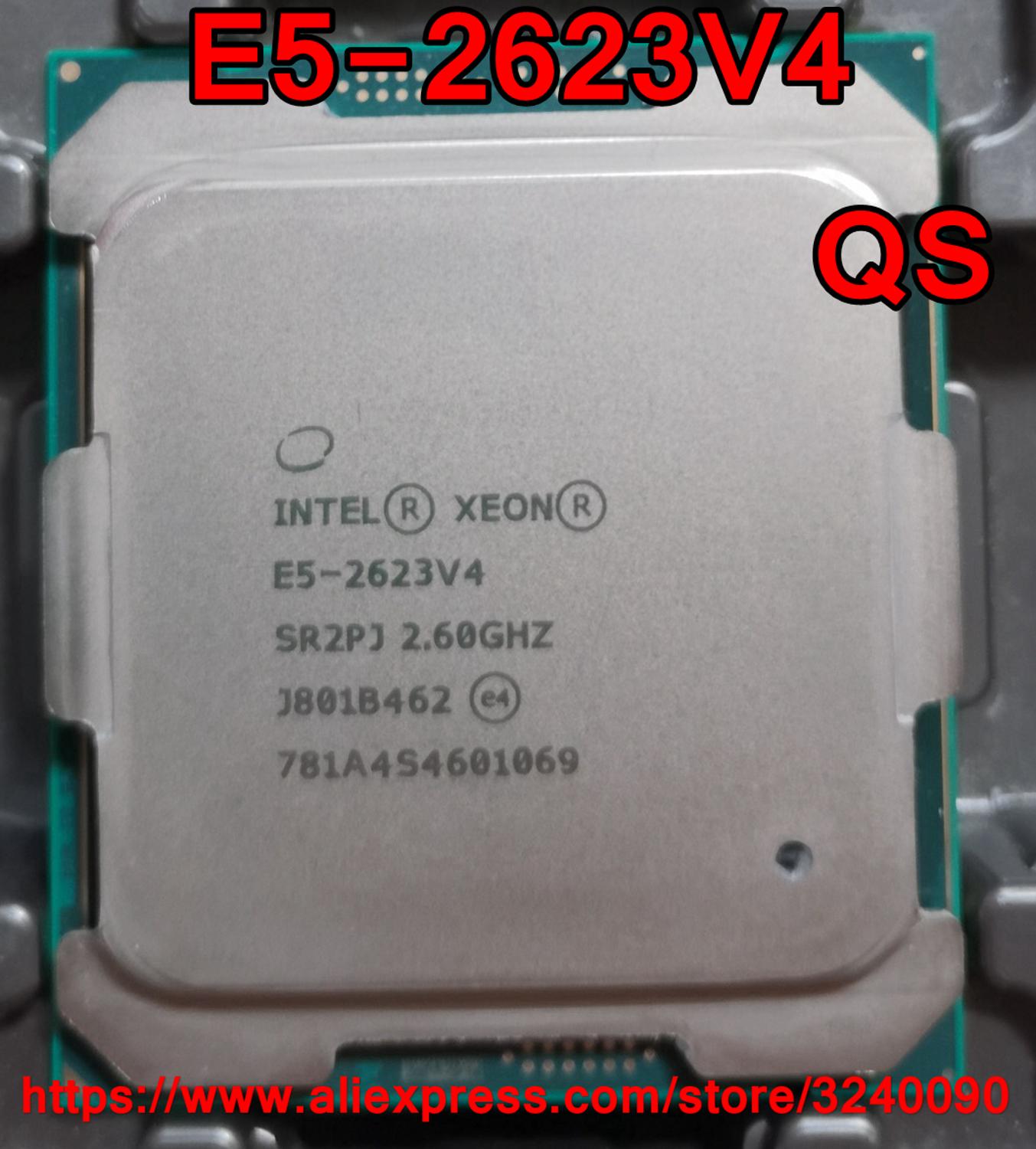   CPU E5-2623V4 QS , 2.60GHz 4 ھ, 10M L..
